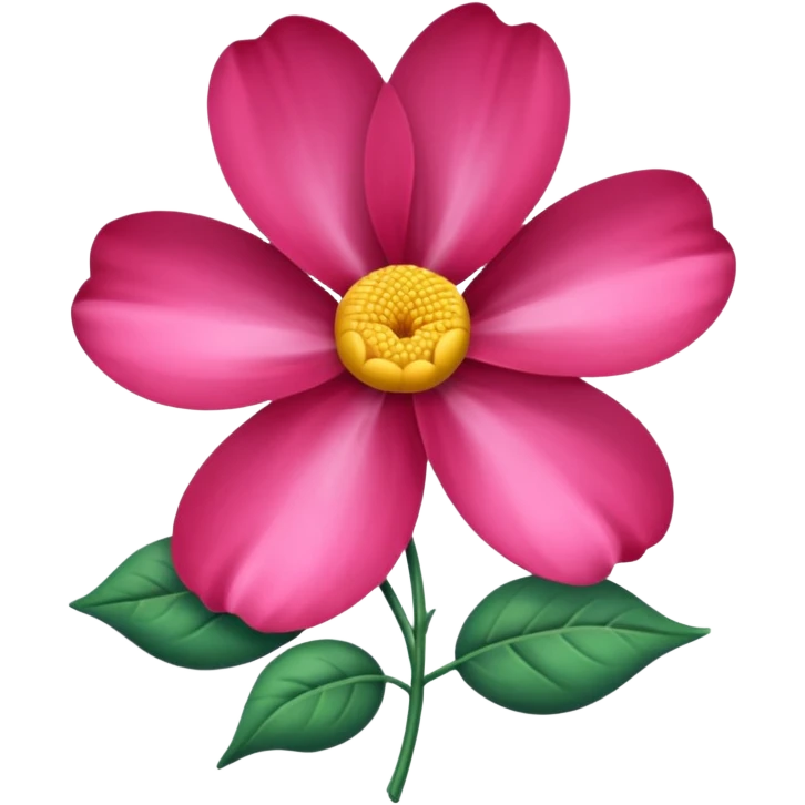 silk flower emoji