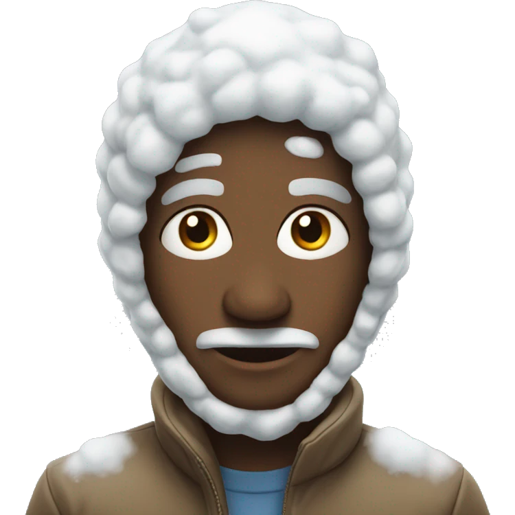 Snow emoji