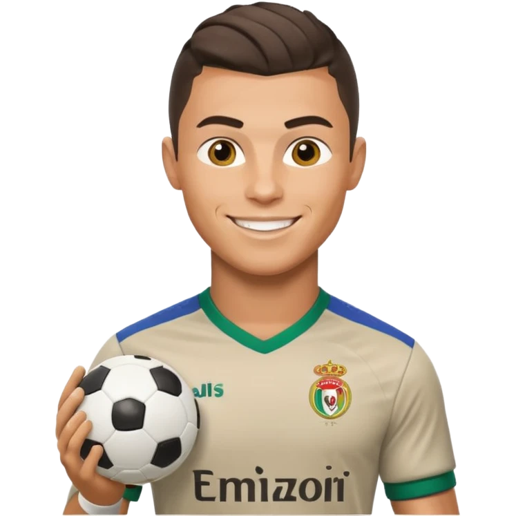 Cristiano Ronaldo football emojis emoji