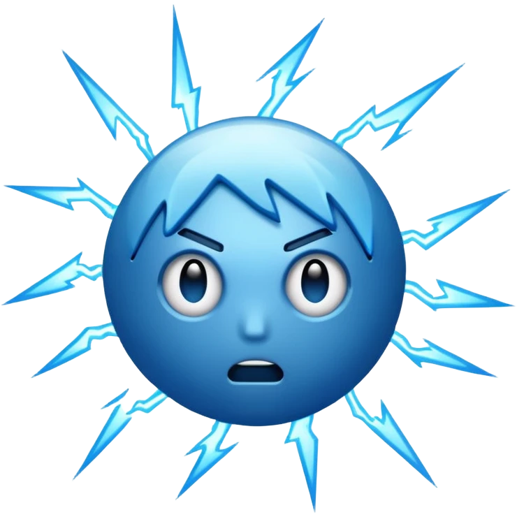 electric shock emoji