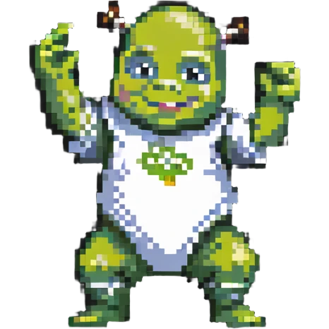 baby Shrek dancing emoji