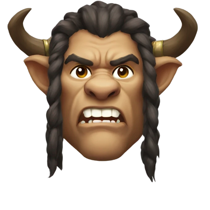 world of warcraft taurens head emoji