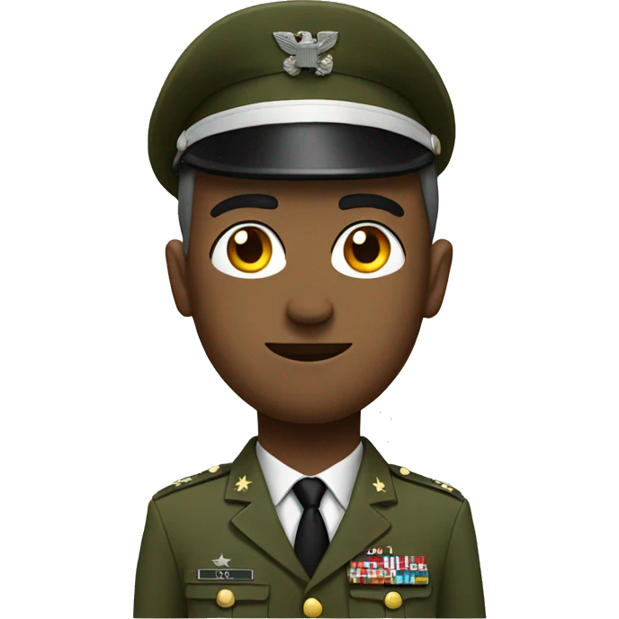 Military man emoji