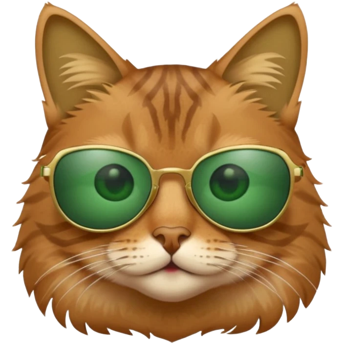 Cat wearing sunglasses emoji