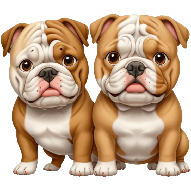 2 bulldogs emoji