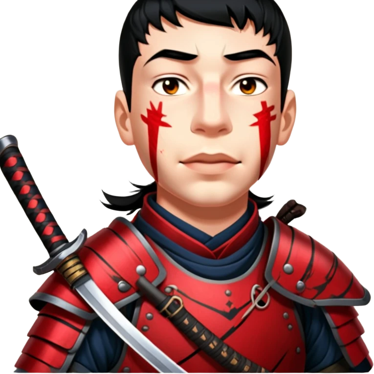 Battle-Ready Samurai emoji