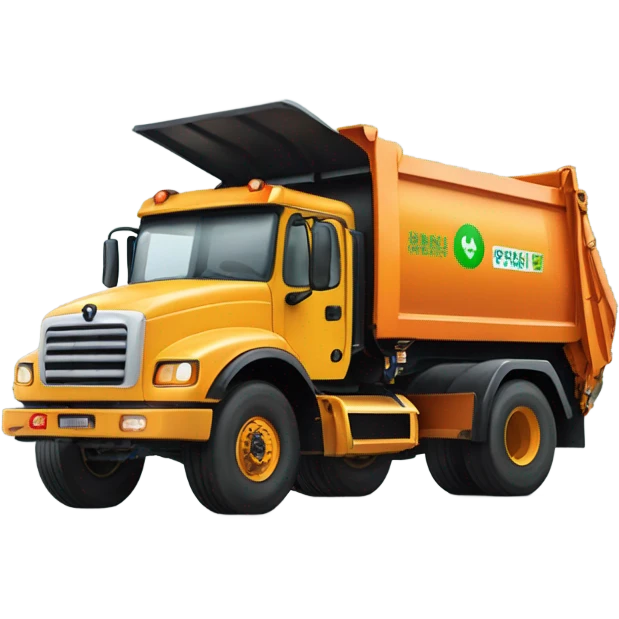 Trash truck  emoji