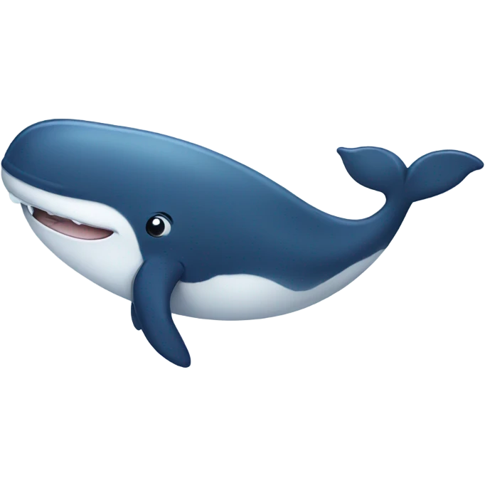 Happy whale emoji