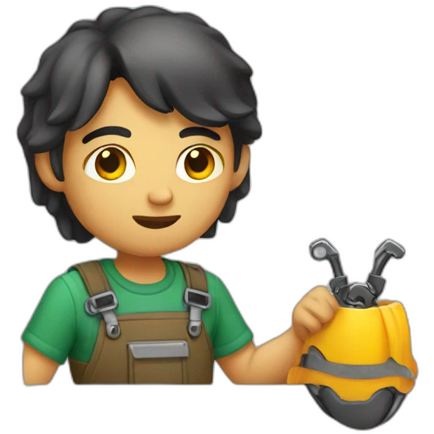 developer fixing bug emoji