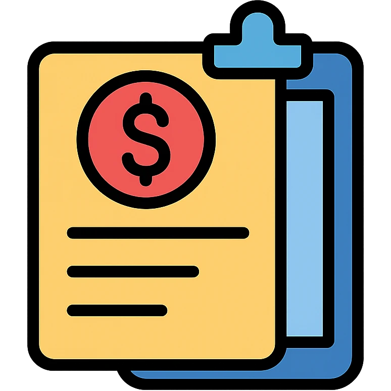 payroll icon, simple, clear, professional, suitable for finance or HR app emoji
