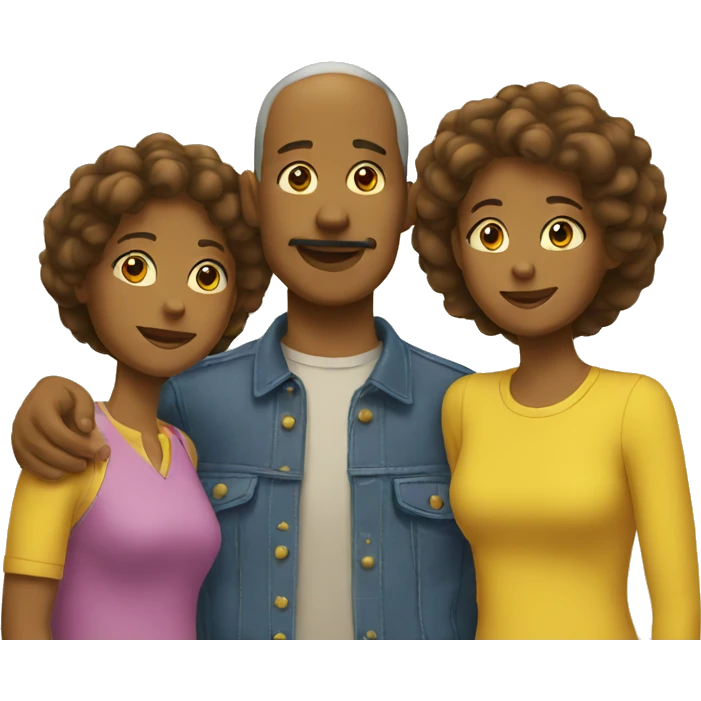 yellow family emoji