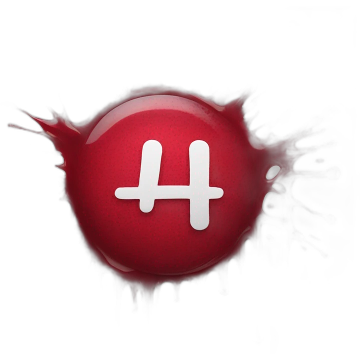 a+ blood splatter emoji