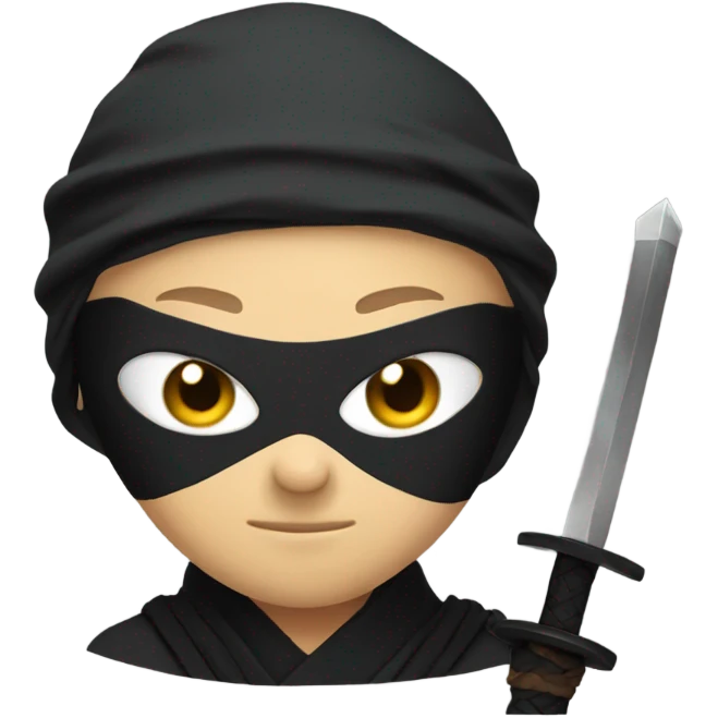 ninja with a sword emoji