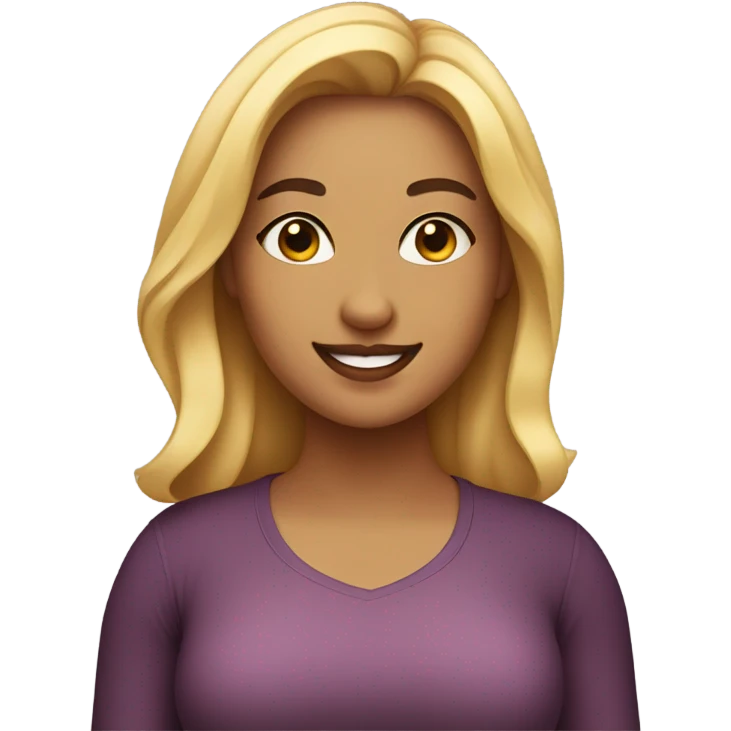 Fat girl emoji