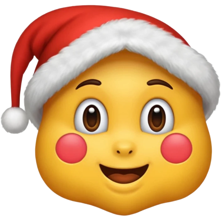 Новогодняя шапка emoji