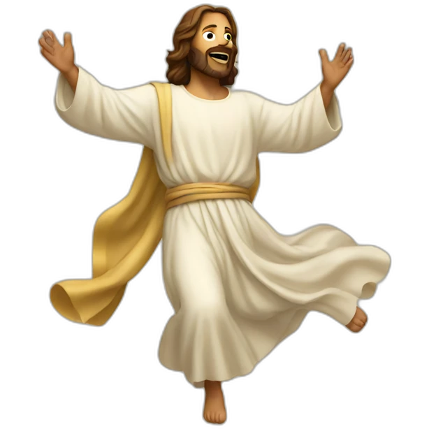 jesus dancing emoji