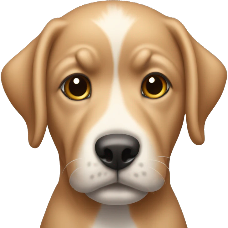 EMOJI PERRO GORDO ROSADO emoji