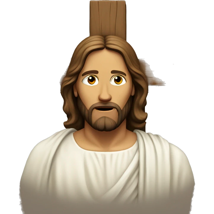 Jesus on cross emoji