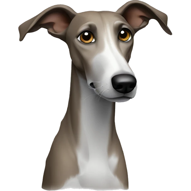 Lurcher dog emoji
