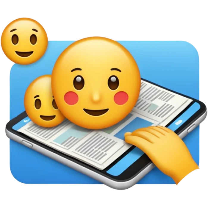 News article of commerce  emoji