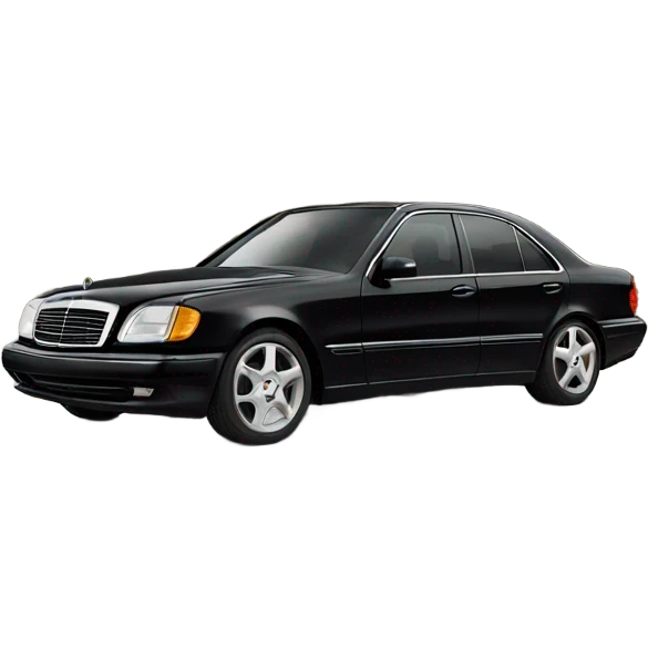 Black Mercedes Benz  emoji