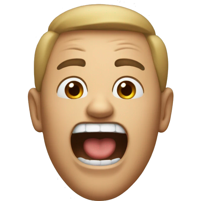 face shouting "HARN!" emoji