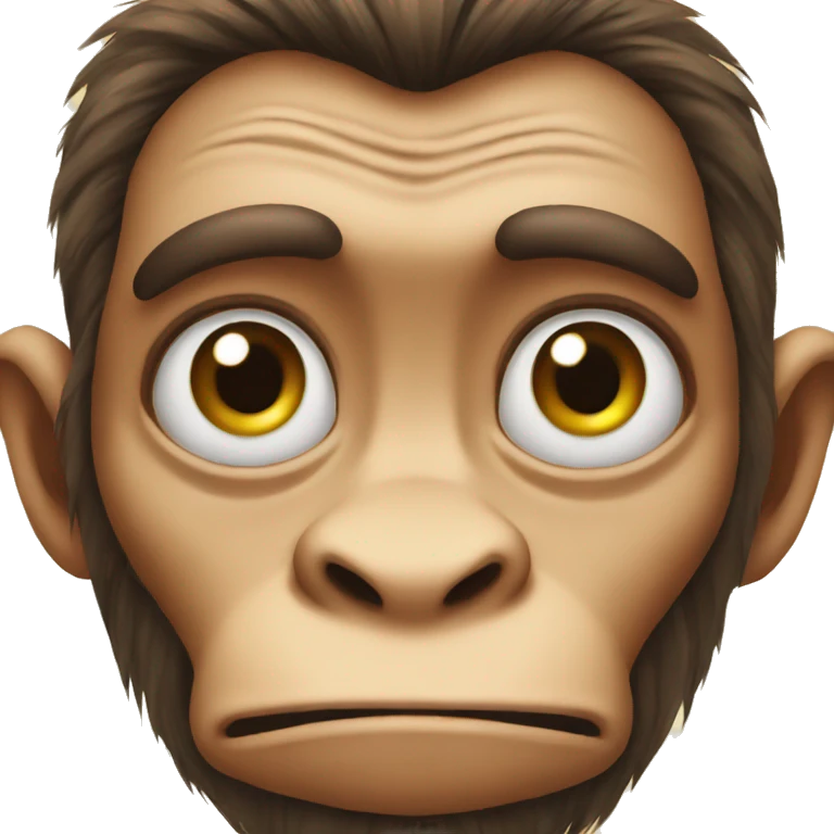monkey poker stare emoji