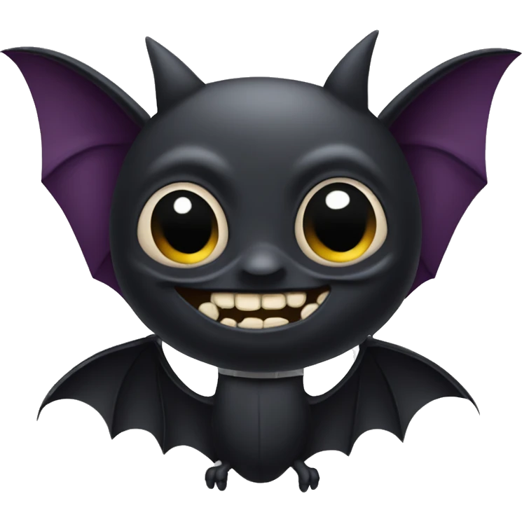 Dark, Gothic, Fledermaus, Skeltet emoji