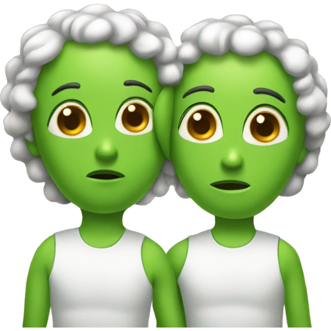 Two peas in a pod emoji