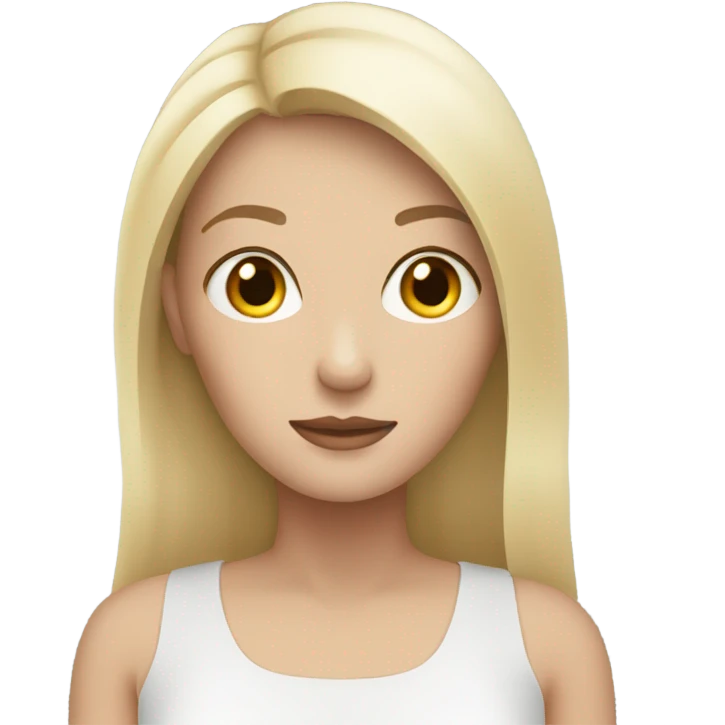 white woman holdimg white brunette woman emoji
