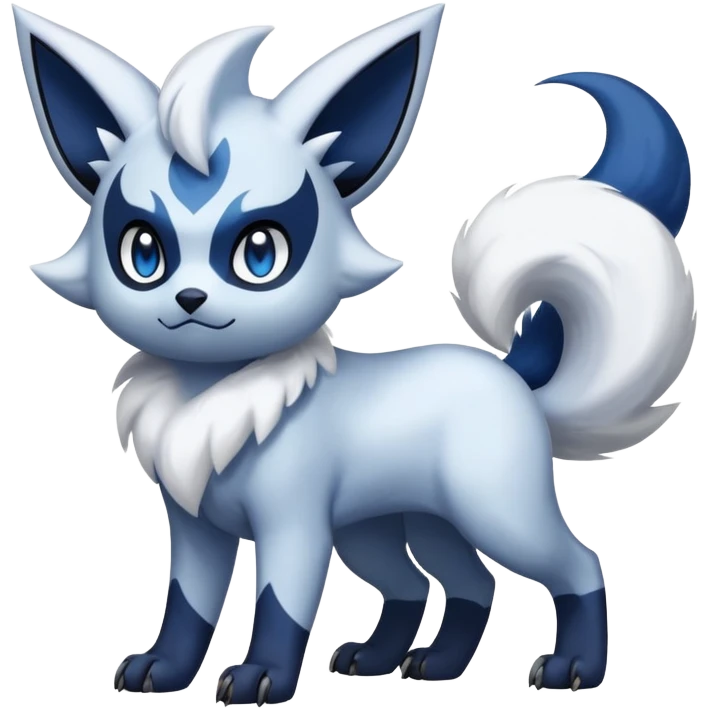 Absol-Meowstic-Zorua-Fakémon-hybrid-creature (full body)  emoji