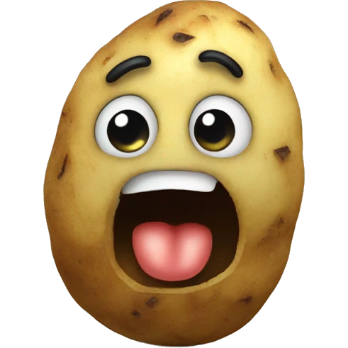 Rotten potato emoji