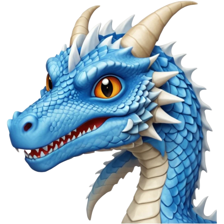 Viserion from Games of throne character face only front face emoji