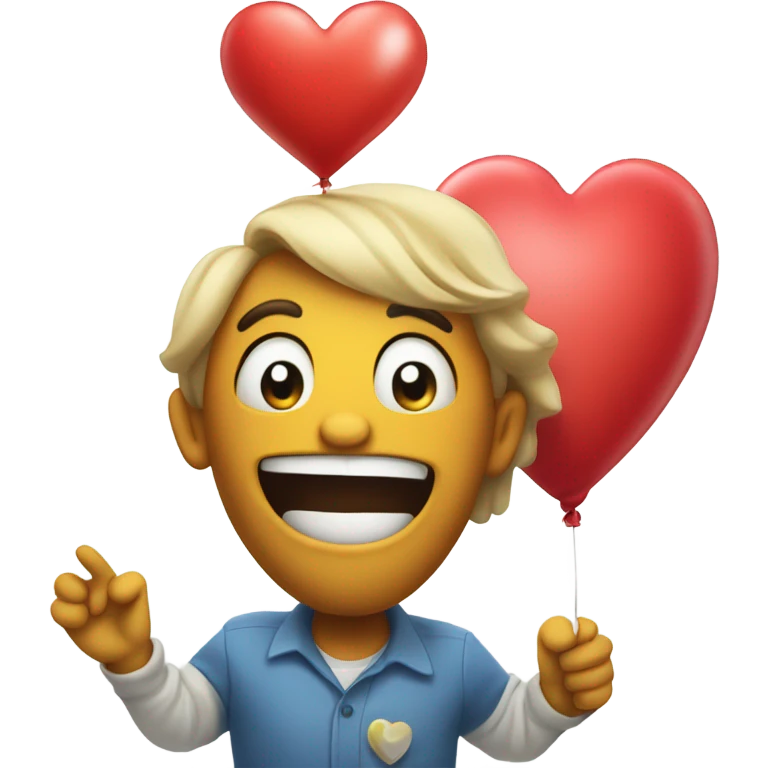 Drunk valentine emoji