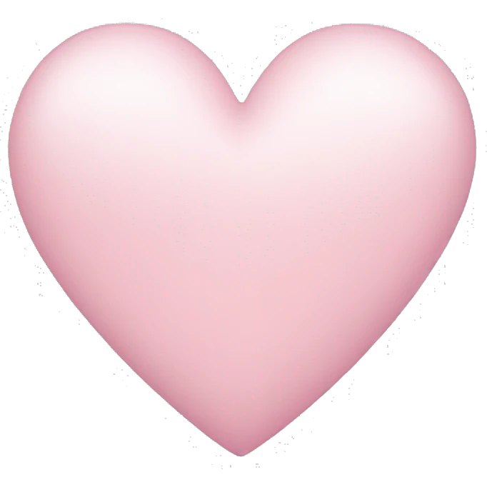Light pink heart  emoji