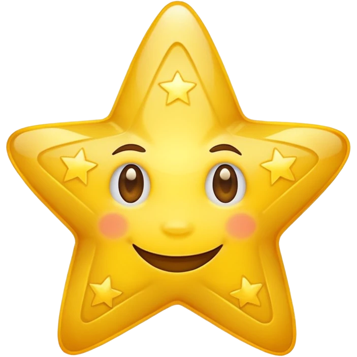 Звезда улыбается emoji