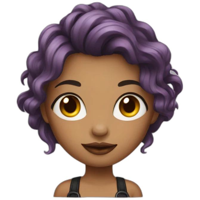 femme avec tatouages emoji