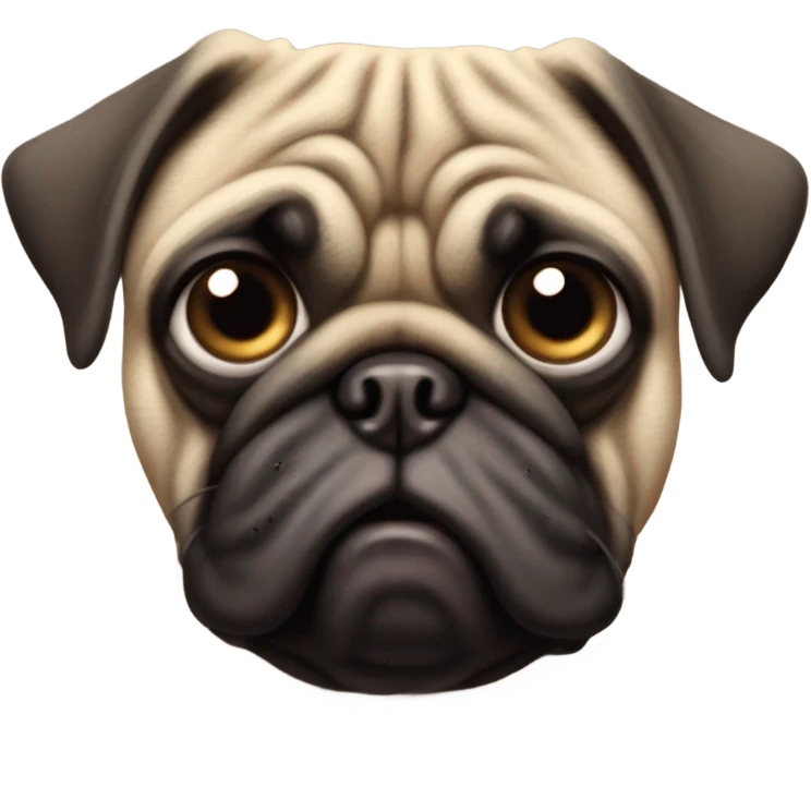 Pushen pug emoji