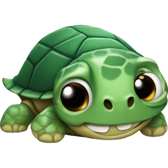 emoji turtle with skull fac  emoji