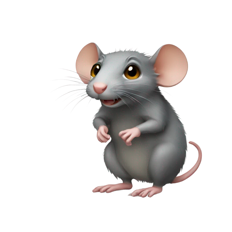 Sneaky rat emoji