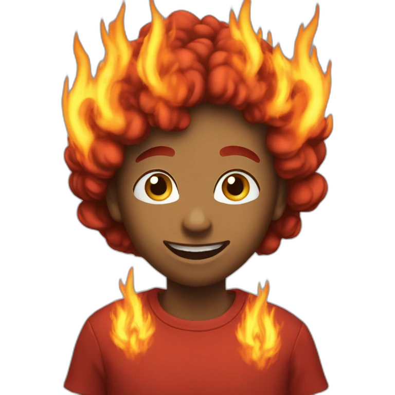 coeur en feu emoji