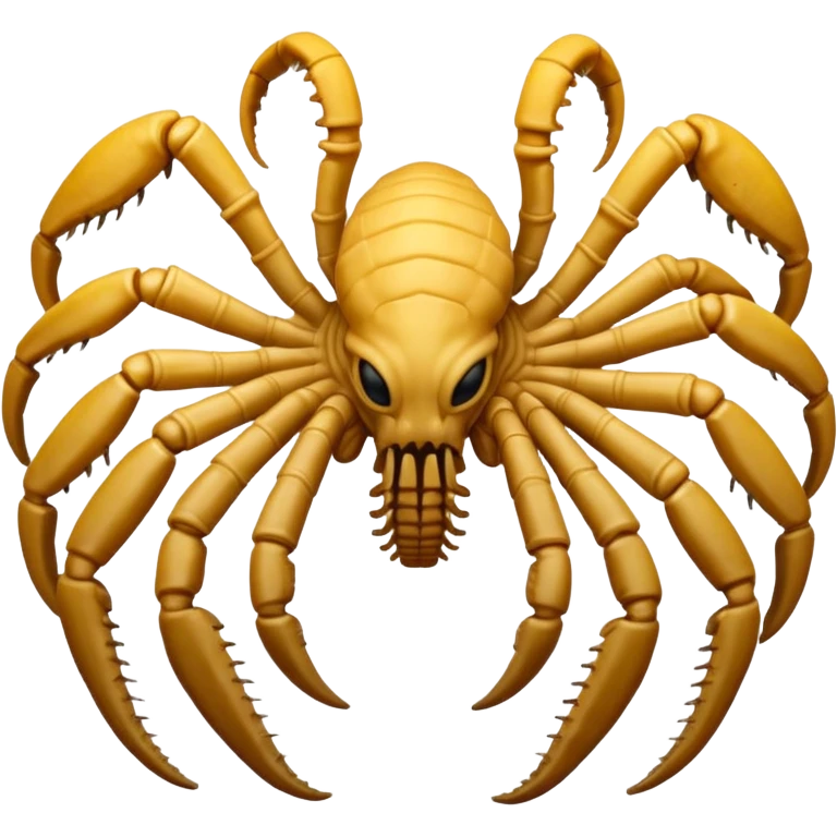 man with Facehugger emoji