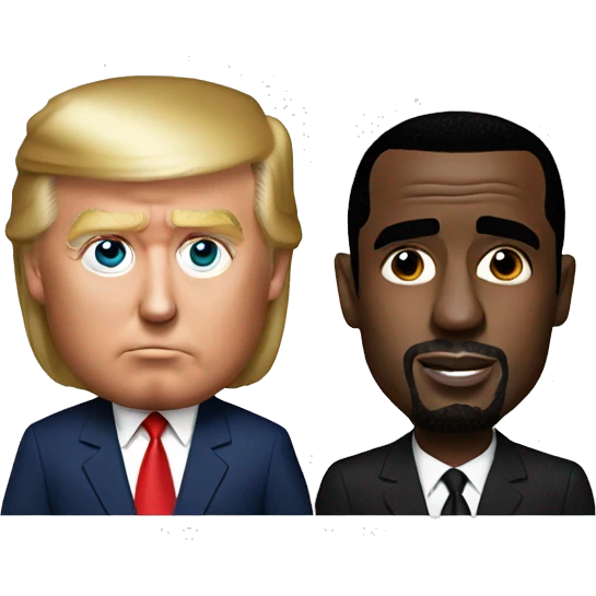 p diddy and donald trump  emoji