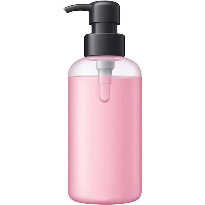 light pink shampoo bottle emoji