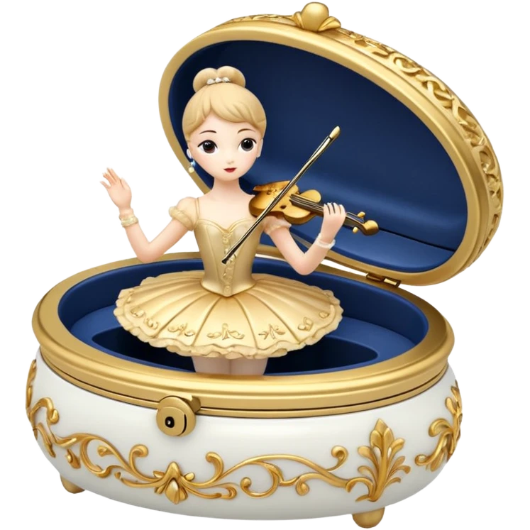 Ballerina Jewelry Music Box emoji