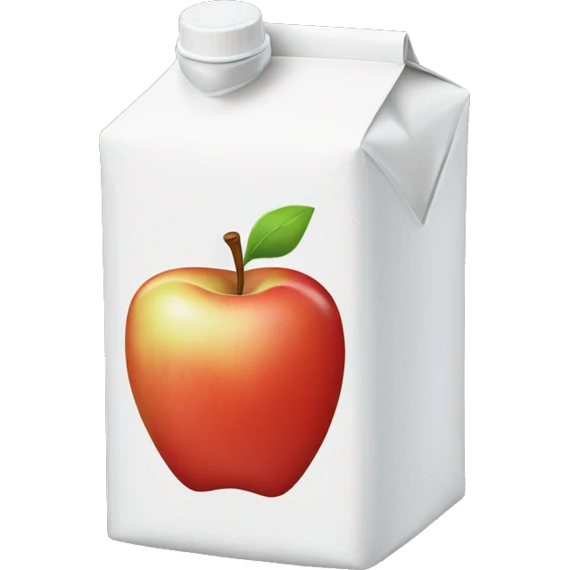 apple juice box emoji