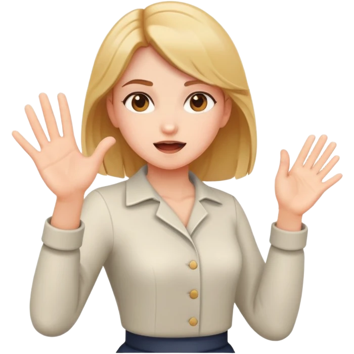 Slapping girl emoji