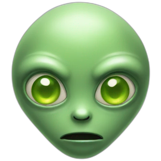 alien head emoji