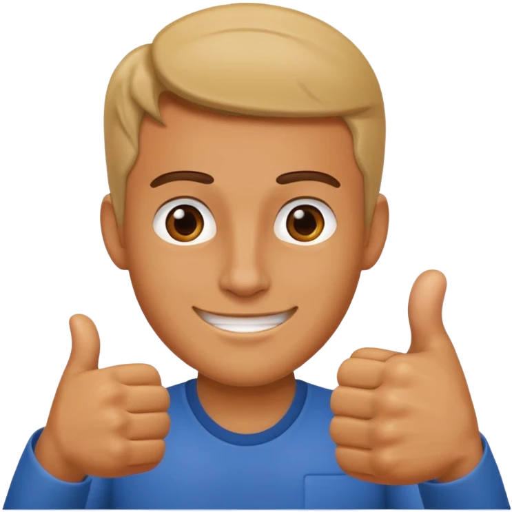 thumb up man emoji