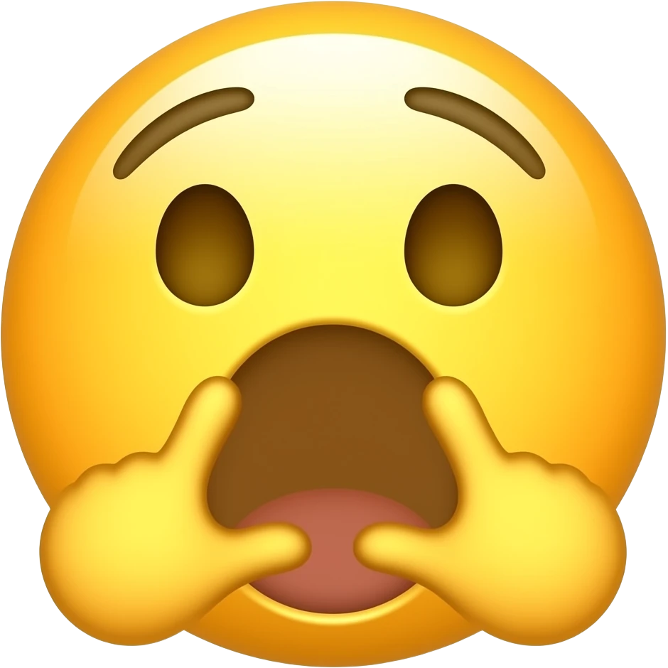 Small yellow emoji spreading open its butt hole with its hands emoji